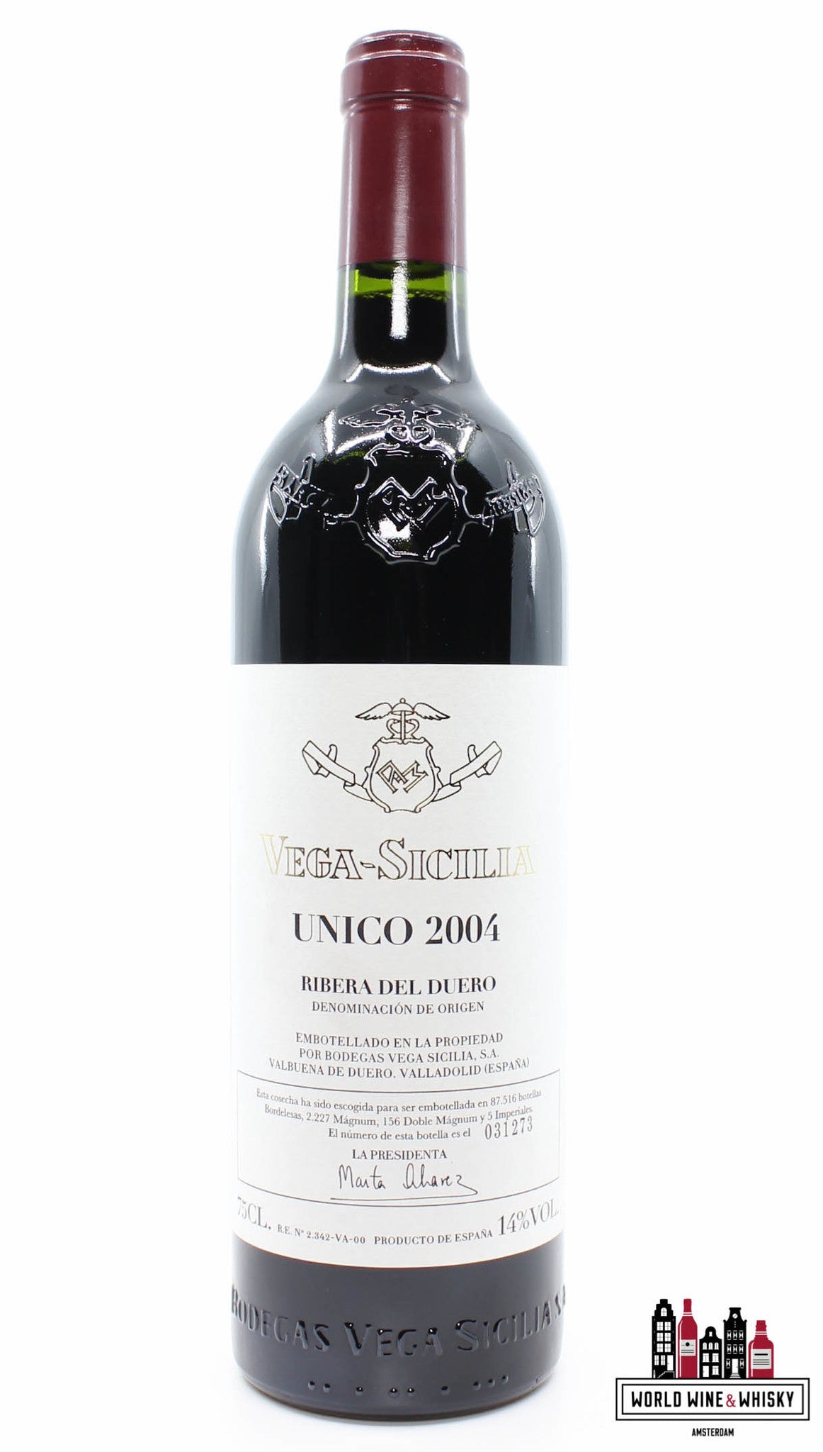 Vega Sicilia Unico - Ribera del Duero 2004 (in OWC)