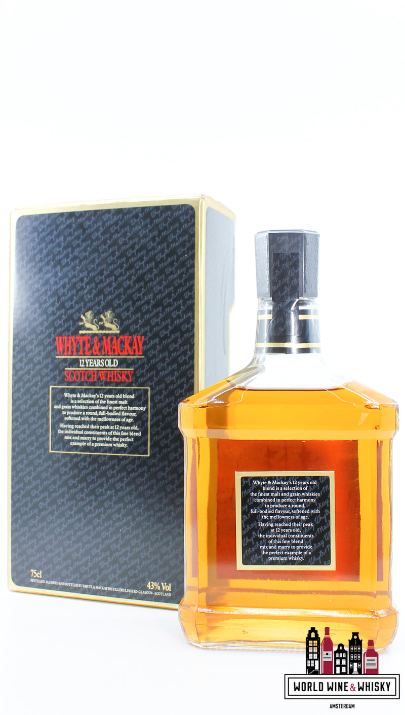 Whyte &amp; Mackay 12 Years Old - Schotse whisky 43% 750ml
