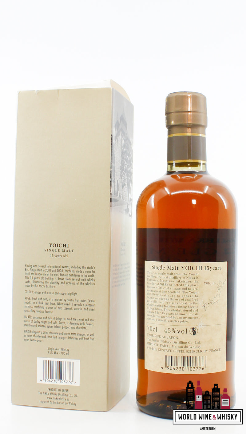Yoichi 15 Years Old - Single Malt - Nikka Whisky 45%